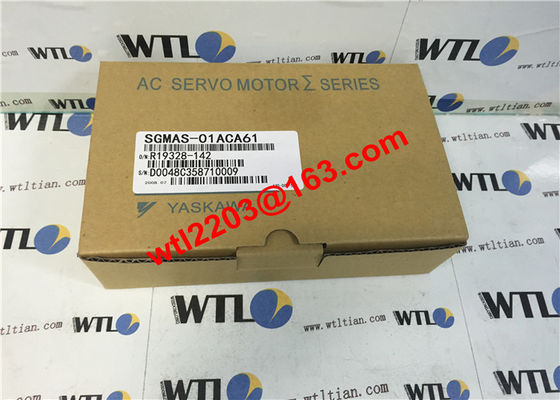 Yaskawa AC真新しい産業サーボ モーターSGMAS-01ACA61 100W 200V