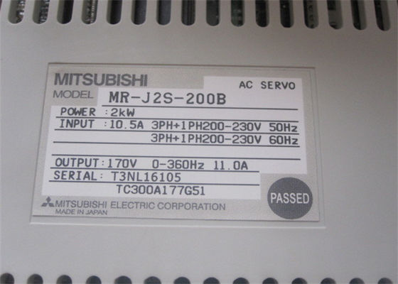 2kW三菱Melservo MR-J2シリーズ産業アンプMR-J2S-200Bのサーボ モーター ドライブ