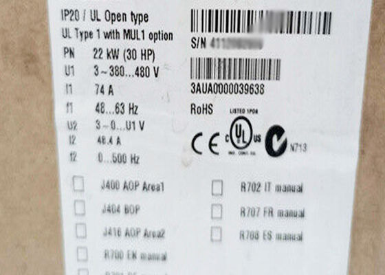 ACS310-03E-48A4-4 低電圧交流ドライブ 3AUA0000039638 4A IP20
