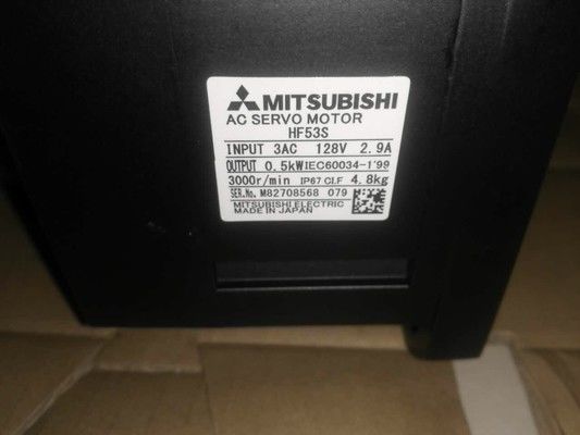 HF53S三菱のサーボ電動機0.5KW新しい3つの段階産業モーター3AC 128V 2.9A