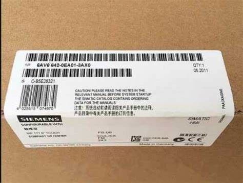 SIEMENS 6AV6642-0EA01-3AX0 32ビットMHz 520 128 Mバイトは32 KB抜け目がないS7を統合した