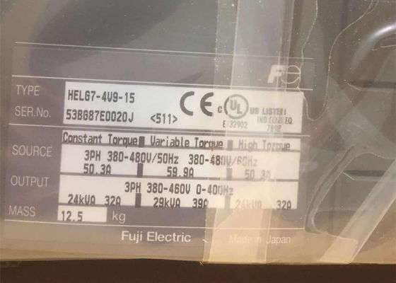 富士在庫で新しい電気インバーターHELG7-4V9-15日立エレベーターの部品3PH 380-480V 50-60Hz