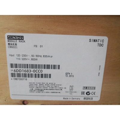 SIEMENS 6DD1683-0CC0 PLC力モジュール5V/25A 24Vの棚のためのファンの引くことの単位をDC入力