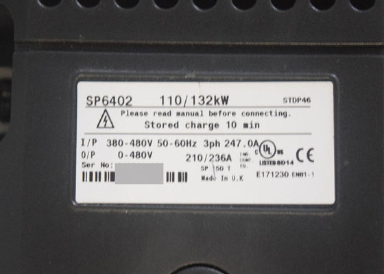 Nidec Control Techniques Unidrive SP6402 110/132kW インバータ 210A 産業用サーボ ドライブ