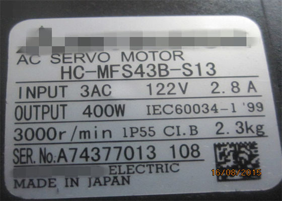 三菱産業ACサーボ モーターHC-MFS43-S13 HC-MFS43B-S13力400KW