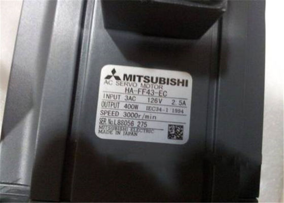 三菱MELSERVO ACサーボ モーターHA-FF43-EC 400W 126V 2.5A 3000r/min