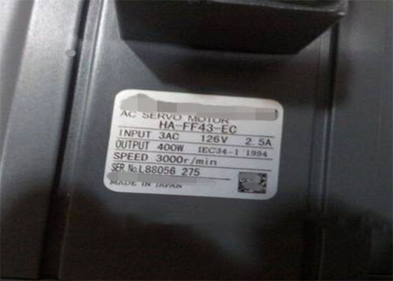 三菱MELSERVO ACサーボ モーターHA-FF43-EC 400W 126V 2.5A 3000r/min