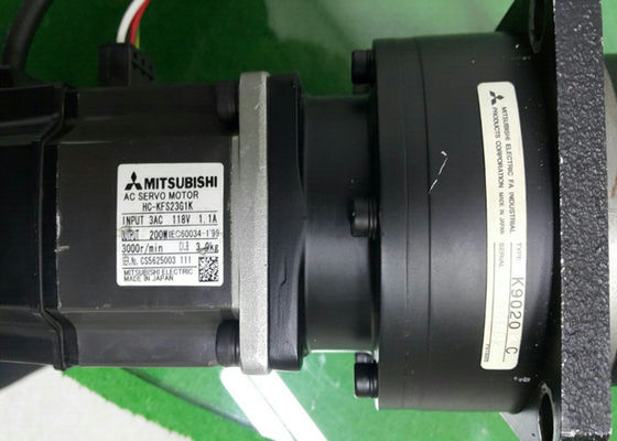 三菱200W新しいギヤK9020CかK9012Cが付いている産業ACサーボ モーターHC-KFS23G1K