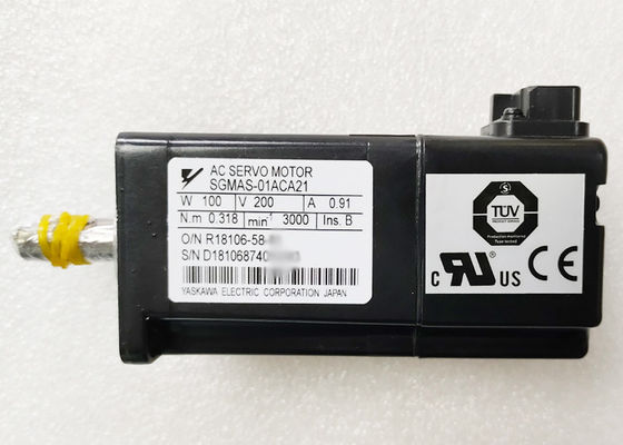 SGMAS-01ACA21 ACサーボ モーターSGMAS01ACA21 0.91Amp 200Vac R/Min3000