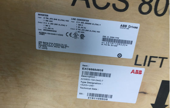 ABB ACS800-104-0050-3+Q950 690V 50 KVA 周波数変換器 インバーター 400V