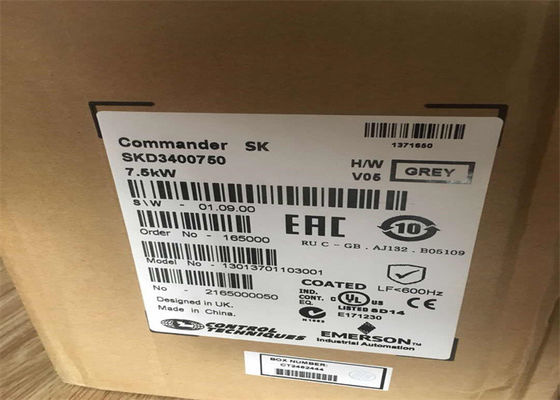 ニデック制御技術 ACインバーター SKD3400750 エマーソン・コマンドー SK 3ph ドライブ 7.5KW 380V