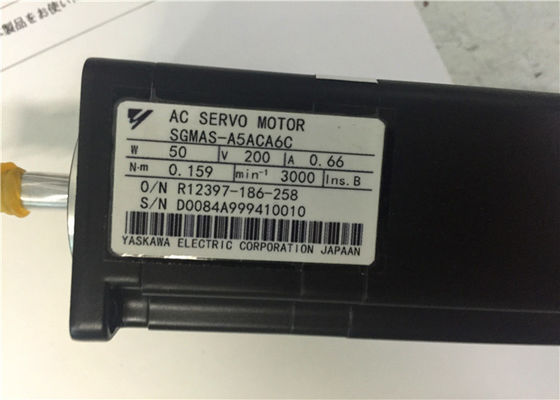 ヤスカワAC産業用SGMAS-A5ACA6C 50W 200V 3000RPM 全新