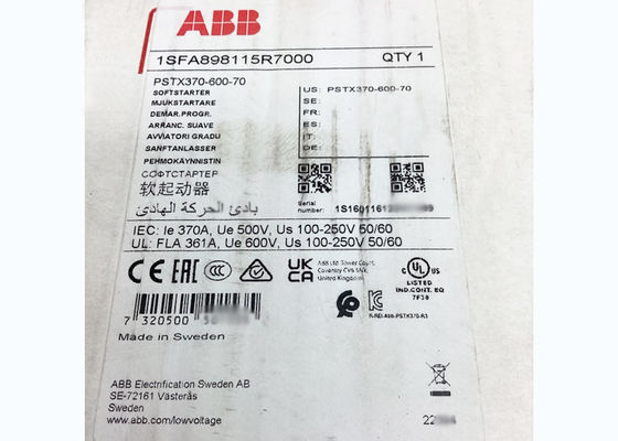 PSTX370-600-70 1SFA898115R7000 PSTXソフトスターター 370A 208-600VAC