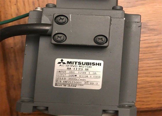 ミツビシ NEW 200W AC SERVO モーター HA-FF23-UL 3AC 129V 1.3A 3000rpm