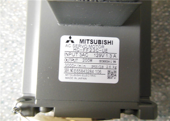 ミツビシ 200W AC SERVO MOTOR HA-FF23C-UE 3AC 129V 1.3A 3000rpm 在庫あり