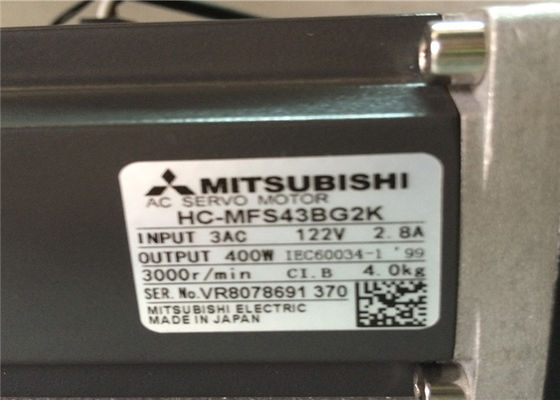 三?? HC-MFS43BG2 400W 3ACサーボモーター HC-MFS43BG2K K9005ギア付き