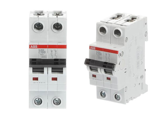 S202-C100 2CDS252001R0824 ミニチュア断路機 MCB 6kA 100A 2P