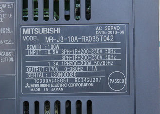 三菱電機100Wの在庫のサーボ アンプMR-J3-10A-RX035T042 170V産業ACドライブ