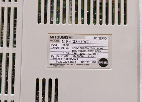 MITSUBISHI SERVO DRIVER MR-J2S-10CL1 インダストリアル AC 増幅器 100W 0.9A 200-230V 50Hz