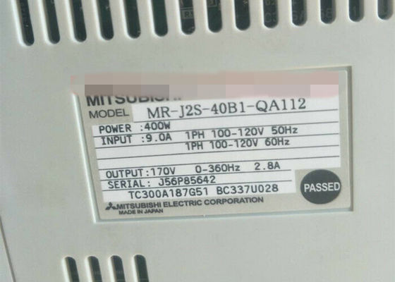 三?? 400Wアンプ MR-J2S-40B1-QA112 産業用サーボ速度制御 ドライブ NEW