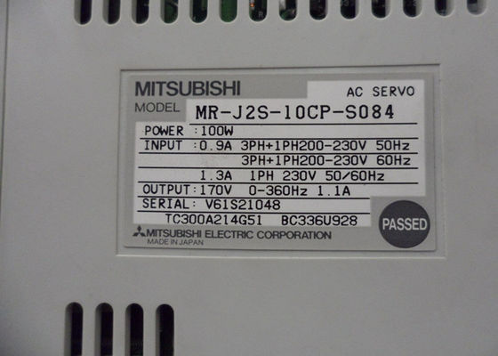 MITSUBISHI シリアル サーボコントローラー MR-J2S-10CP-S084 3相産業用サーボモータードライバー