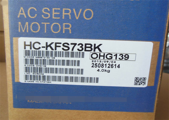 強力な高速サーボモーター 0.75 KW 出力容量HC-KFS73BK /HC-MFS73B