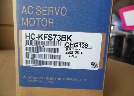 強力な高速サーボモーター 0.75 KW 出力容量HC-KFS73BK /HC-MFS73B