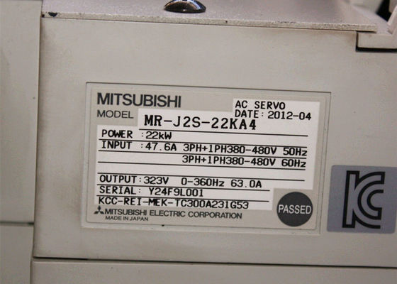 ミツビシ ロボティクス モータードライバー MR-J2S-22KA4 22kW 63A AC SERVO AMPLIFIER MR-J2S-22KA