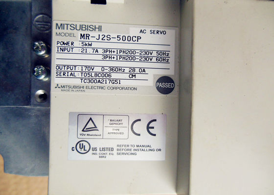 ミツビシ MR-J シリーズ AC サーボアンプリファイター MR-J2S-500CP 5KW 産業制御ドライブ