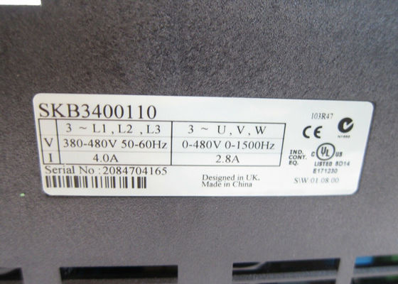 コントロール技術 コマンダー SKB3400110 1.1kW 2.8A 380 - 480VAC 変動周波数ドライブ
