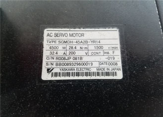 産業用サーボモーター ヤスカワ電気 4500 W 1500 RPM サーボモーター SGMDH-45A2B-YR14