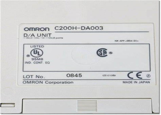OMRON C200H-DA003 D/A アナログ出力モジュール 1-5V 0-10V -10+10V 8ポート