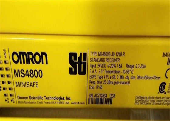 OMRON STI MS4800S-30-1240-30X-30R 安全ライトカーテン 70230-2508 24VDC NIB