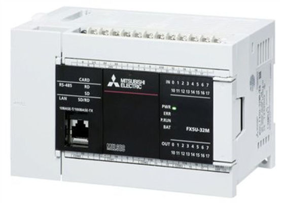 統合されたI/S 32入力/出力16デジタル入力が付いている三菱FX5U-32MR/ES CPUモジュール