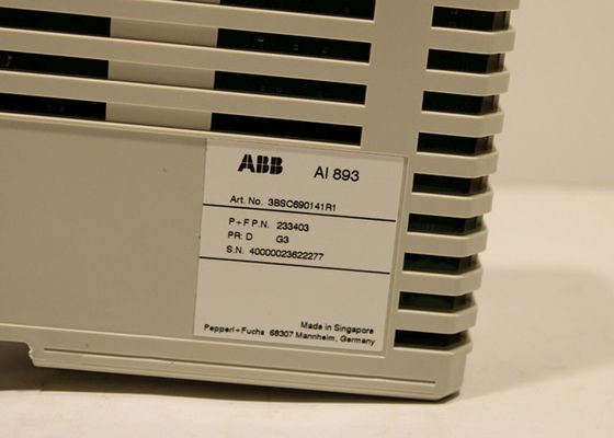ABB AI893 3BSC690141R1 内部安全保護のデジタルIOモジュール