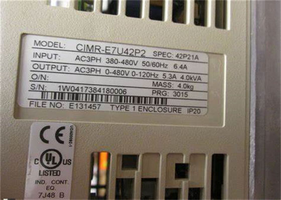 ヤスカワ 全新 バリスピードE7周波数インバータ CIMR-E7U42P2