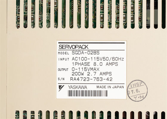 日本 新品 オリジナル ヤスカワ サーボアンプ SGDA-02BS 115V 200W
