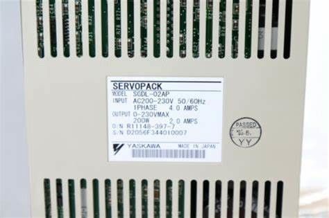 新しいヤスカワ産業用サーボドライブ SGDL-02AP 230V オリジナル