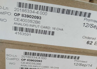 EMERSON DELTAV アナログカード VE4003S2B6 CE4003S2B6 16CH リデンダント電源