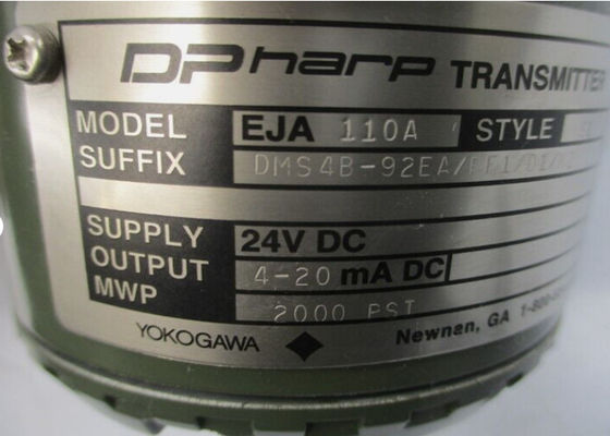 YOKOGAWA EJA110A-DMS4B-92EA/FF1/D1/K2 24VDC 2000PSI NSNPスタイル S1 圧力温度トランスミッター