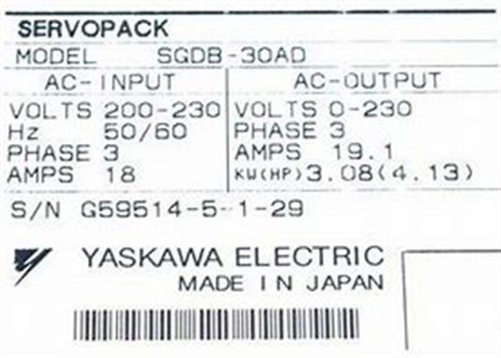 ACサーボドライブ ヤスカワ SGDB-30AD 新品 オリジナルボックス 230V