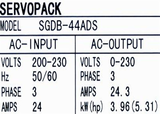 SGDB-44ADS ヤスカワ産業用サーボドライブ 全新 オリジナル