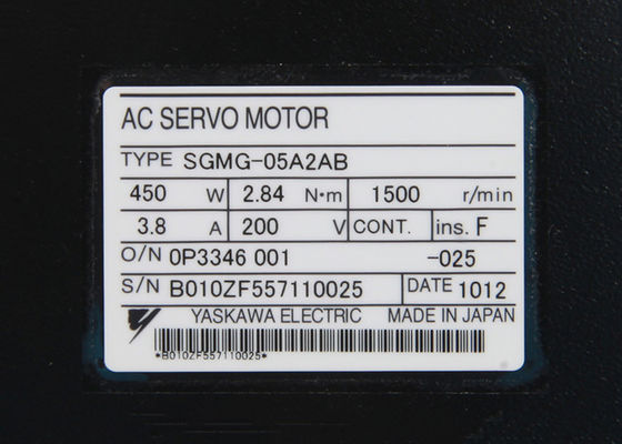 ヤスカワ SGMG-05A2AB サーボモーター 1500 RPM 全新 オリジナルボックス