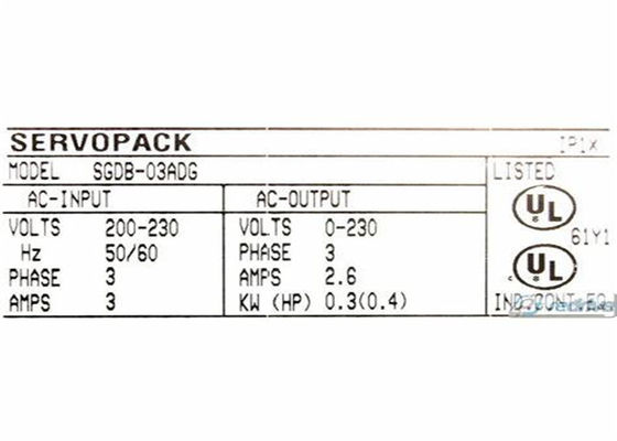 ヤスカワ SGDB-03ADG シグマ サーボドライブ 全新 オリジナル