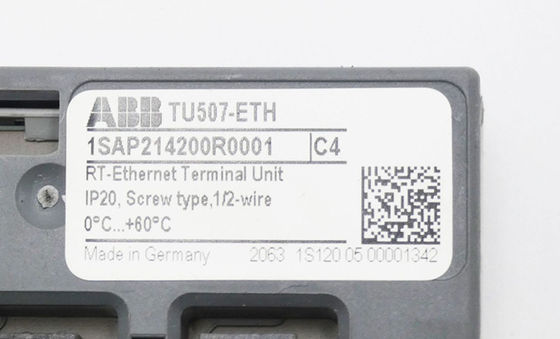 ABB TU507-ETH 1SAP214200R0001 イーサネットプロトコルのインターフェース端末ユニット スクリュー端末