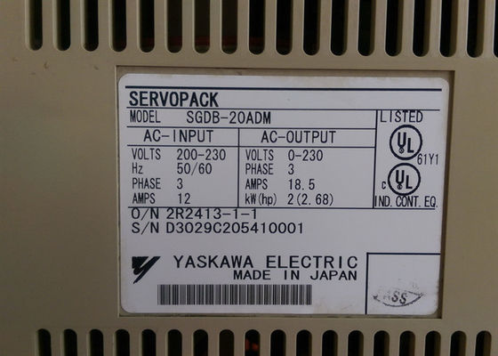 新品産業用サーボドライブSGDB-20ADM 新品 箱入り