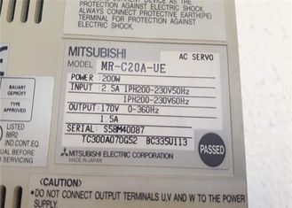 ミツビシ 3相産業増幅器 MR-C20A-UE サーボモーター駆動 200W 出力 1.5A 3AC
