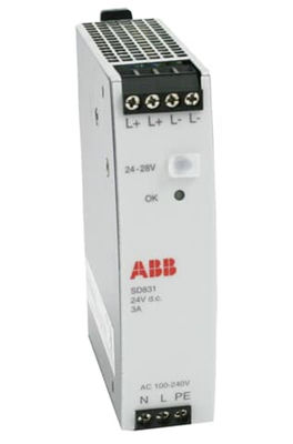 ABB 3BSC610064R1 SD831 電源 入力 AC 100-240 V 出力 DC 24 V 3A