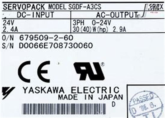 ヤスカワ工業サーボドライブSGDF-A3CS 新品 オリジナルボックス