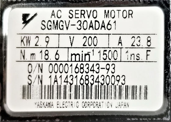 ヤスカワ SGMGV-30ADA61 AC サーボモーター オリジナルボックスで新品